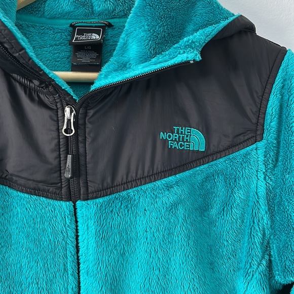 The North Face Women's Oso Full Zip Hooded Fleece Jacket Kokomo Green size large - Picture 3 of 13